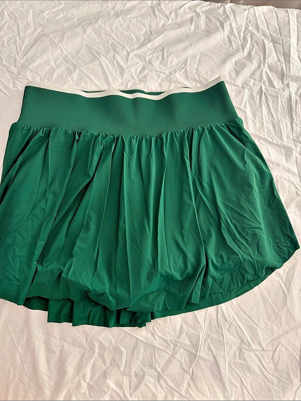 Green Athletic Skirted Shorts